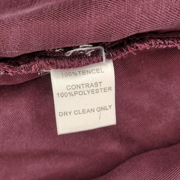 Harlowe & Graham Open Front Tencel Blazer S - Picture 9 of 10